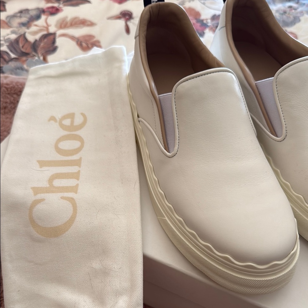 Chloe White Sneakers Stylish and Comfortable
